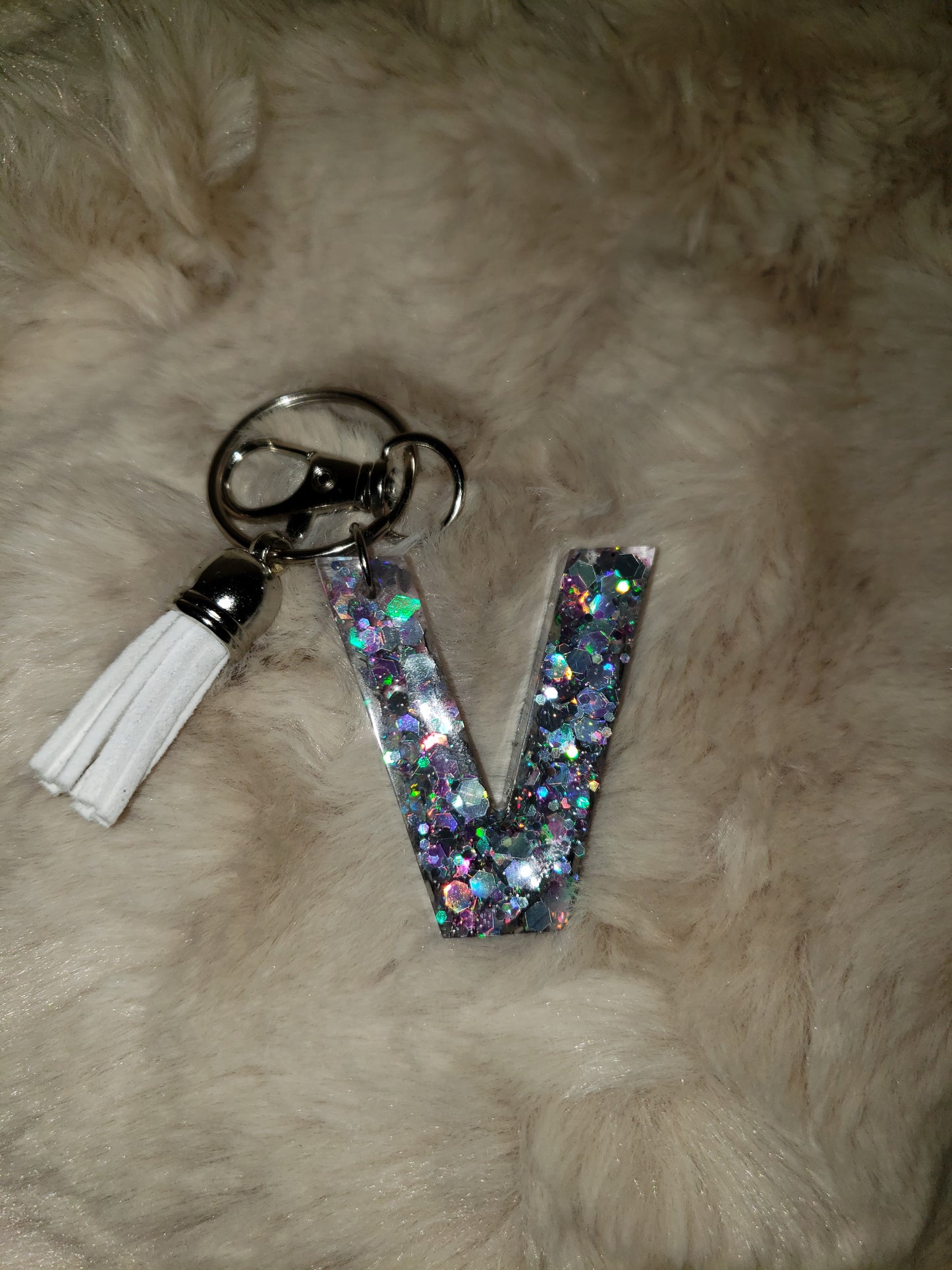 Custom Resin Letter Keychain