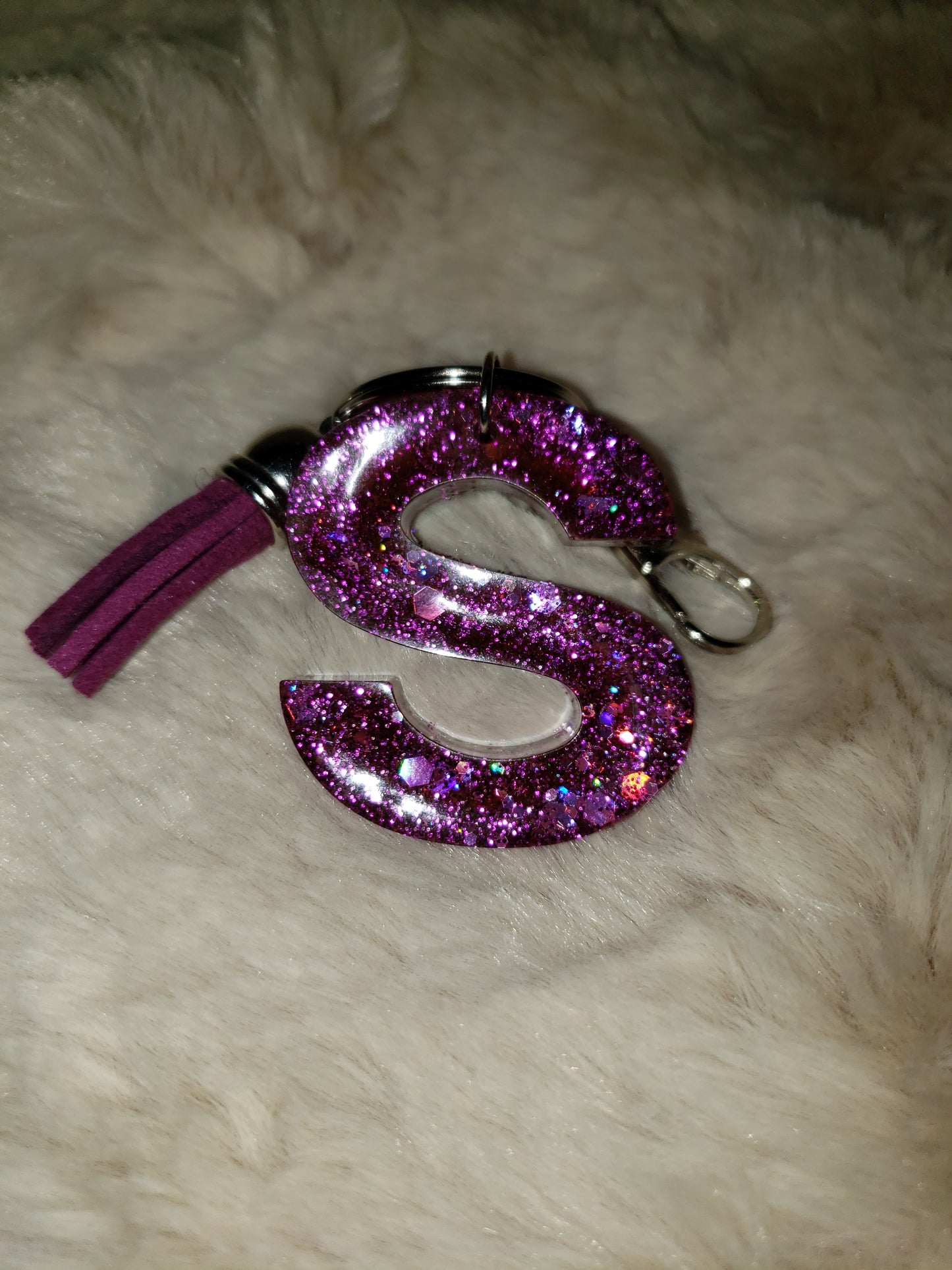 Custom Resin Letter Keychain