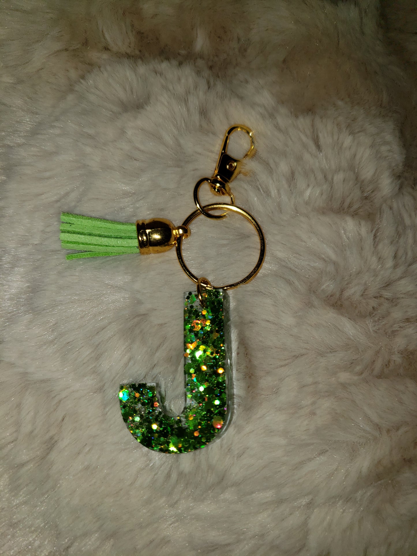 Custom Resin Letter Keychain