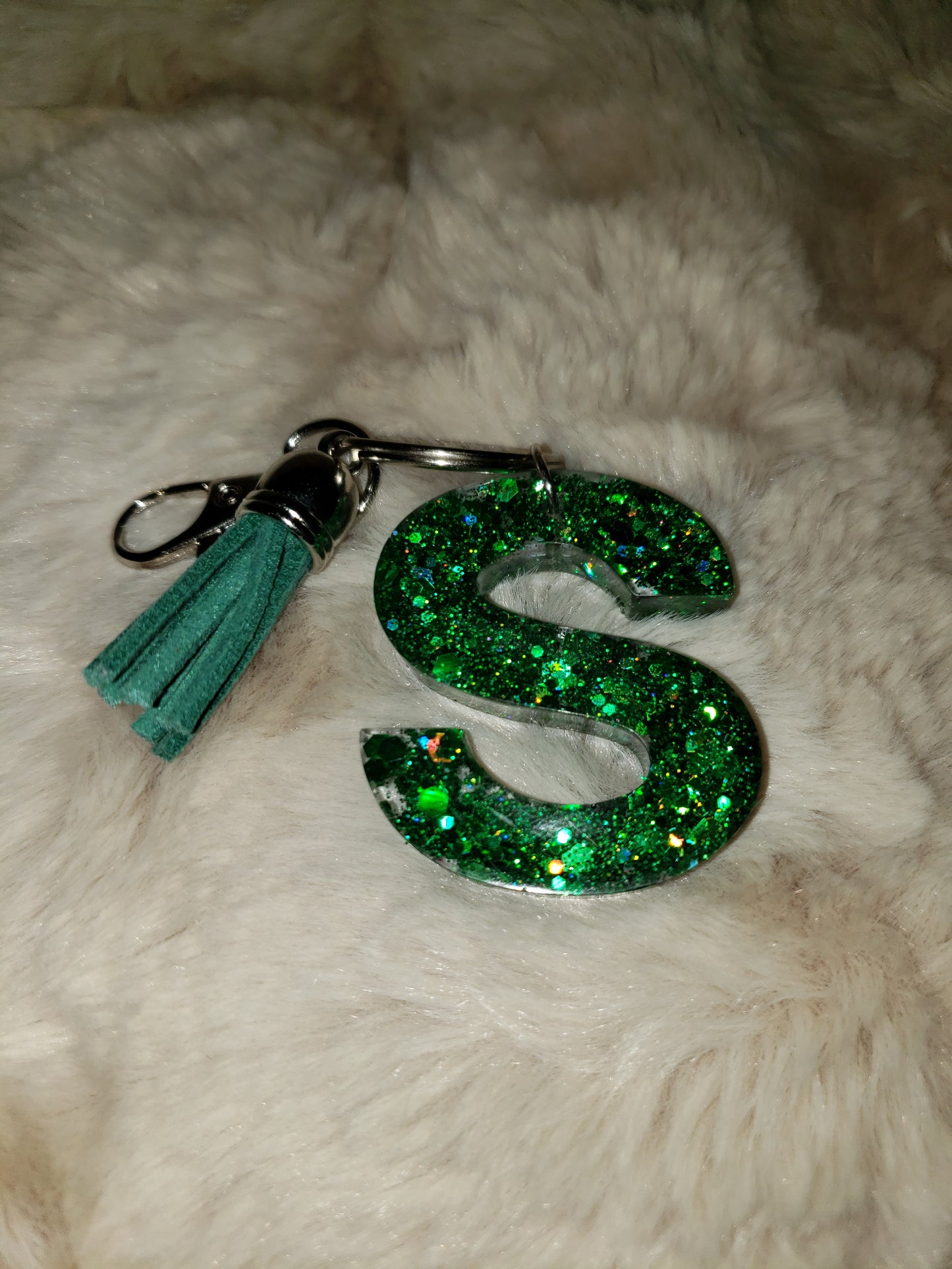 Custom Resin Letter Keychain