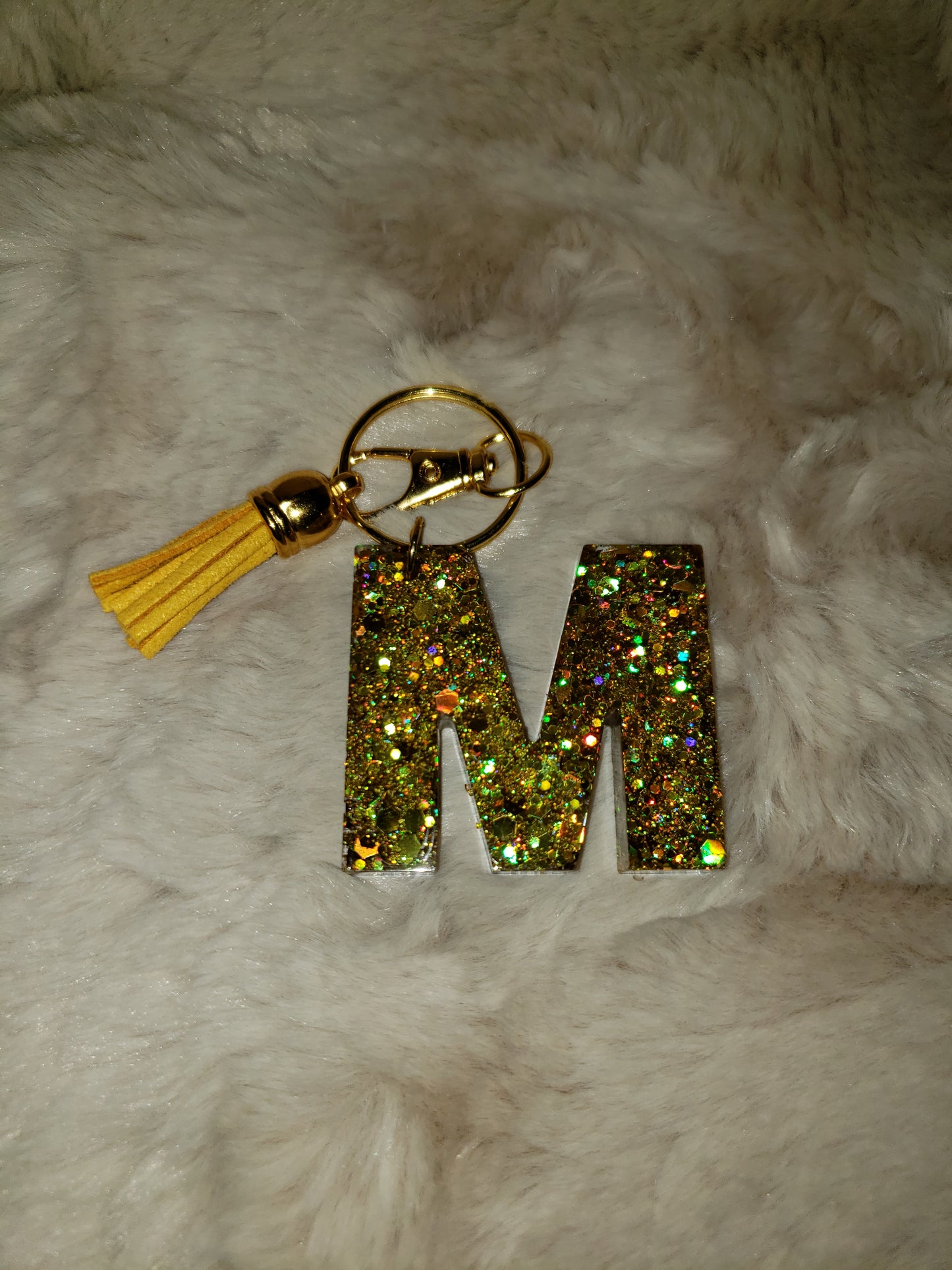 Custom Resin Letter Keychain