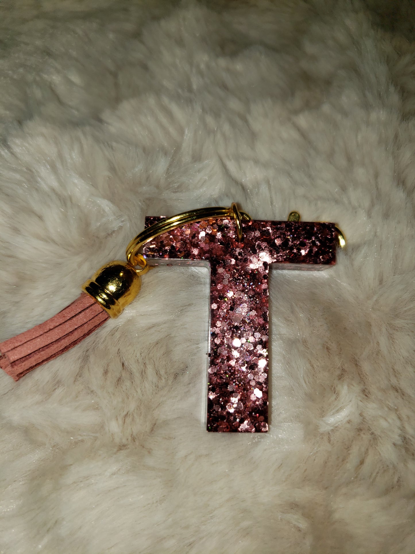 Custom Resin Letter Keychain