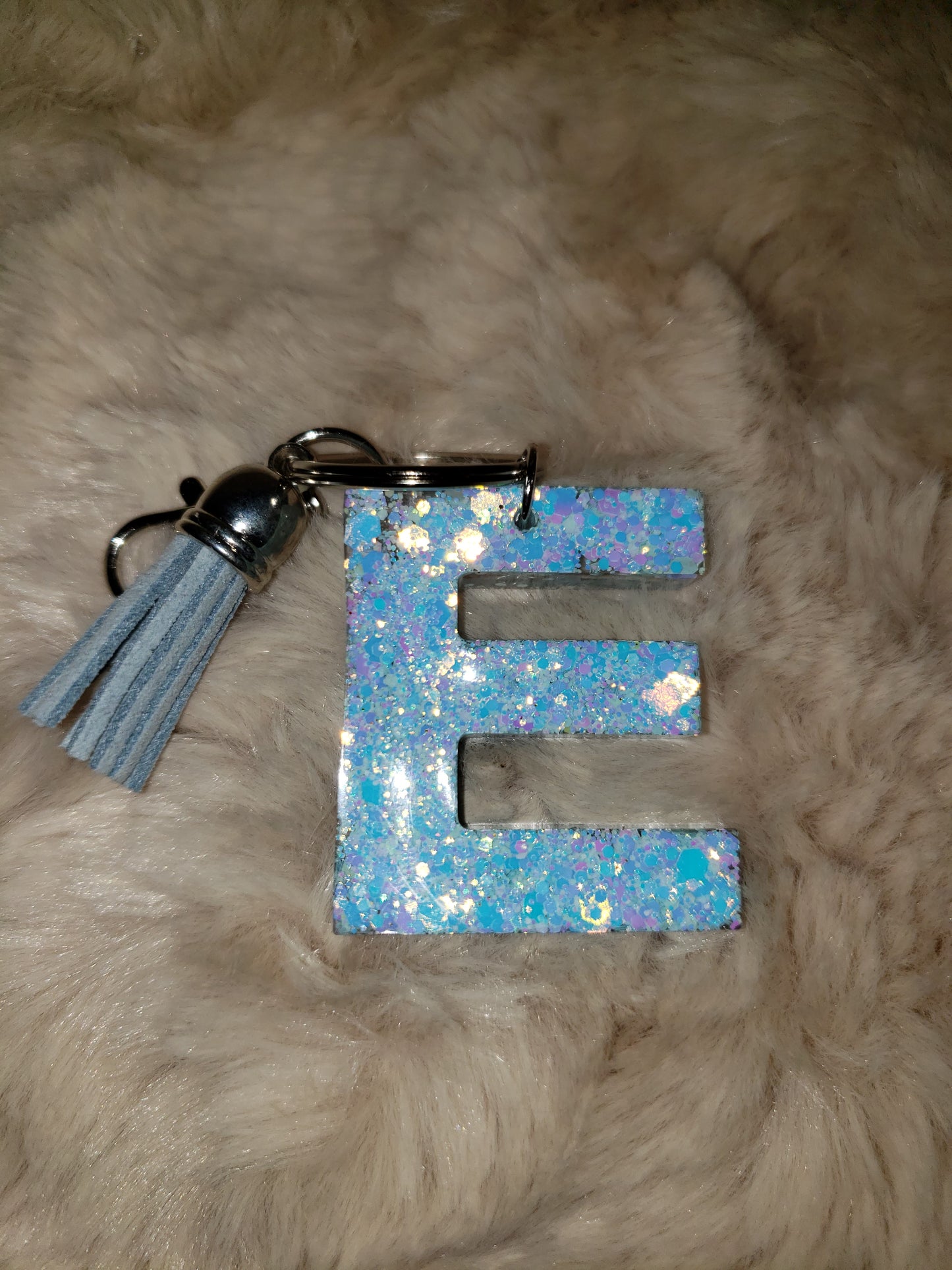 Custom Resin Letter Keychain