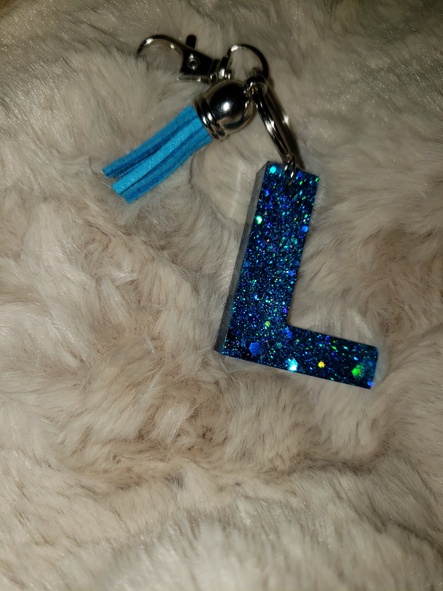 Custom Resin Letter Keychain