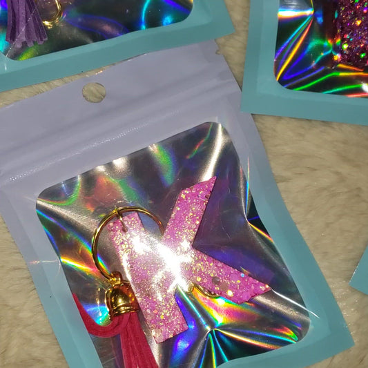 Custom Resin Letter Keychain