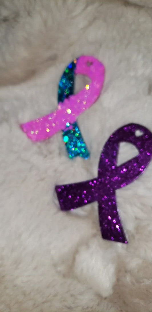 Awareness Ribbon Keychain